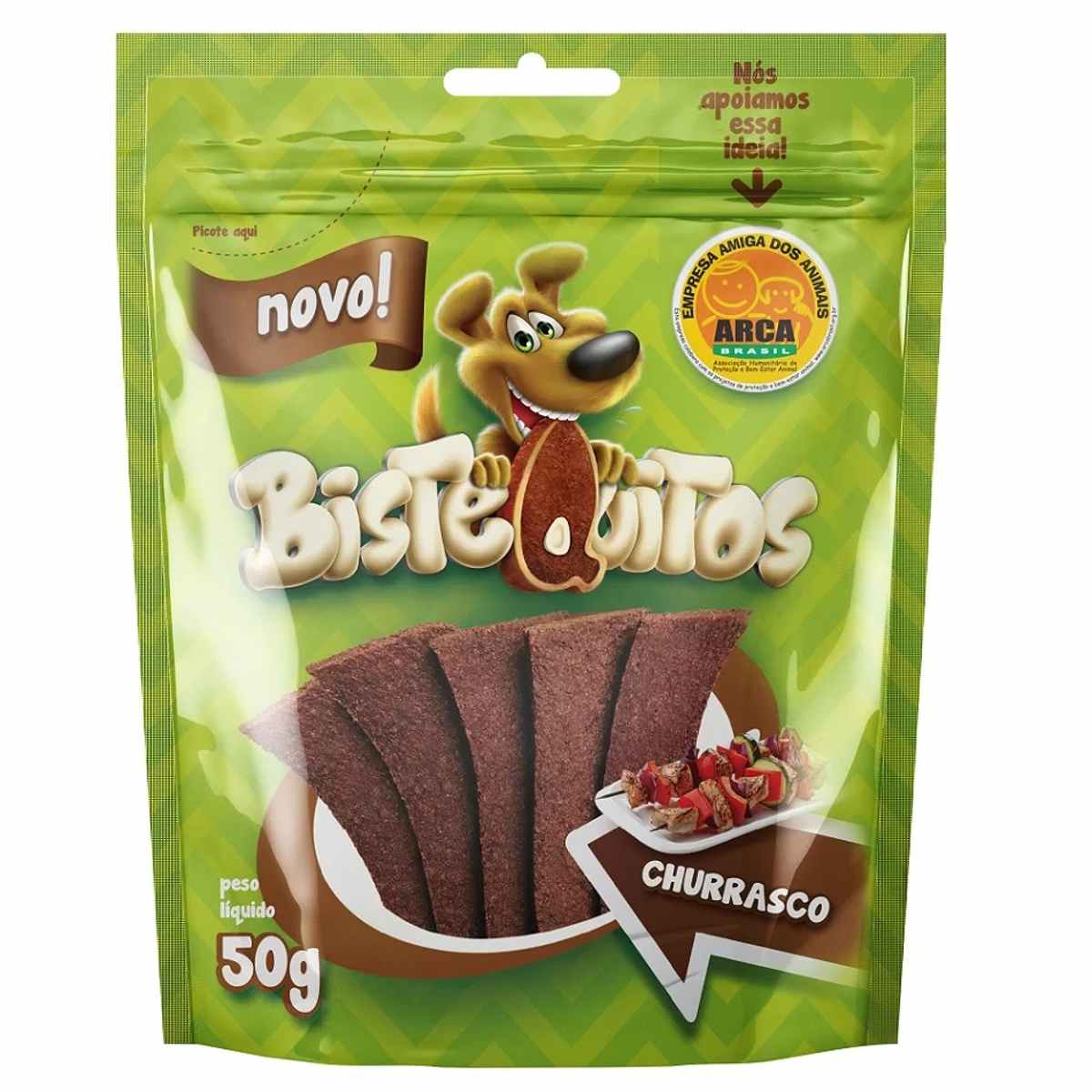 Bifinho para Cães Petitos Bistequitos Sabor Churrasco 50 g