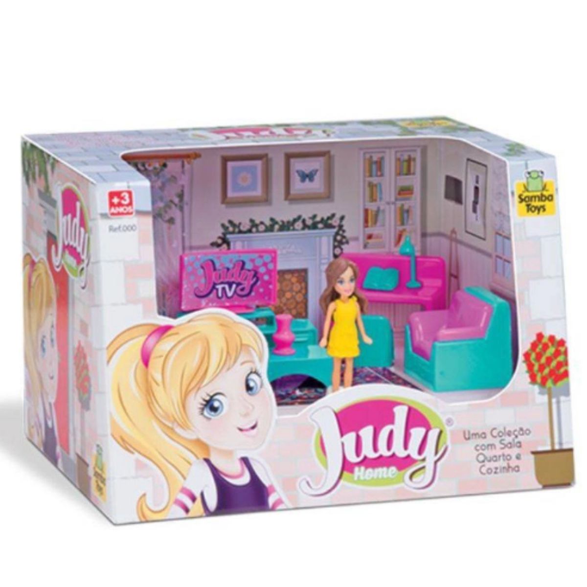 Coleção Judy Sala Com Boneca 0403 Samba Toys