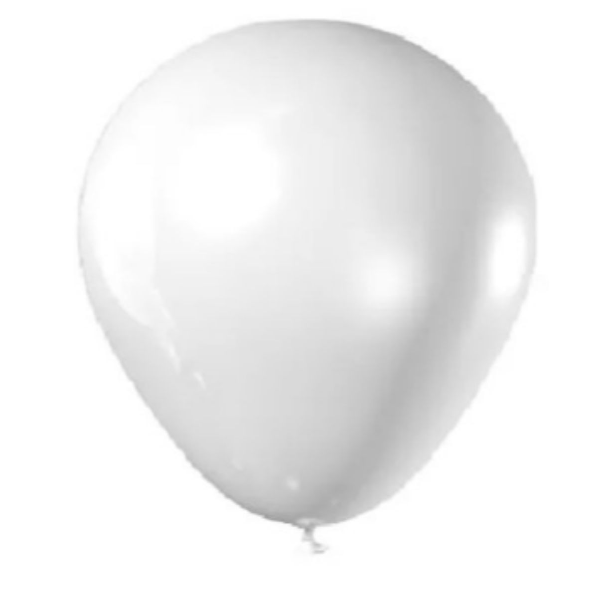 Balão Em Latex Liso Número 70 Com 50 Unidades Junco Branco