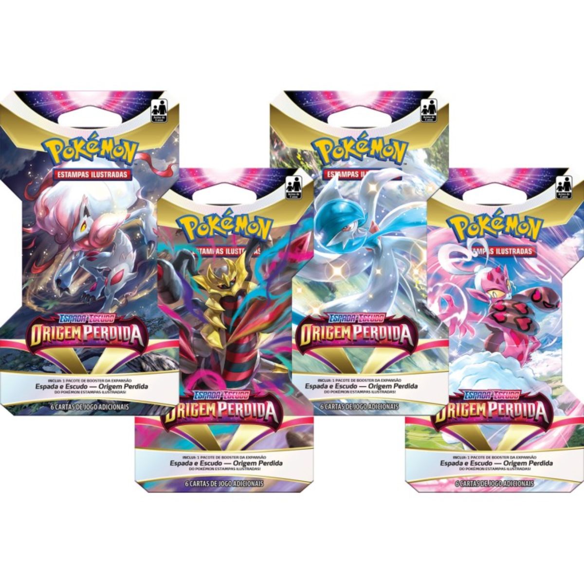 Blister Quadruplo Pokémon Regigigas Espada e Escudo 11 Origem Perdida -  Copag - Deck de Cartas - Magazine Luiza