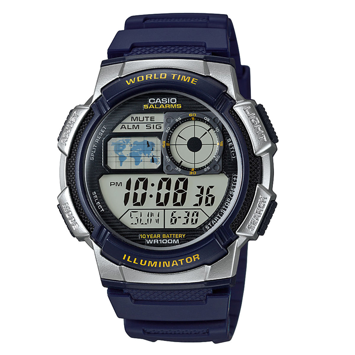 5038570_Relógio Casio Masculino Azul Digital AE-1000W-2AVDF_1_Zoom
