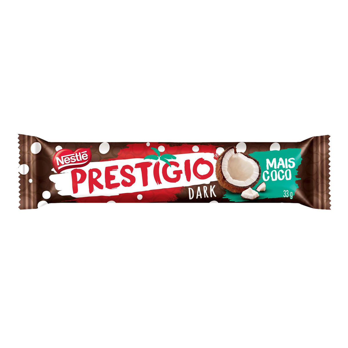 Bombom de Chocolate Meio Amargo Prestígio Dark 33g