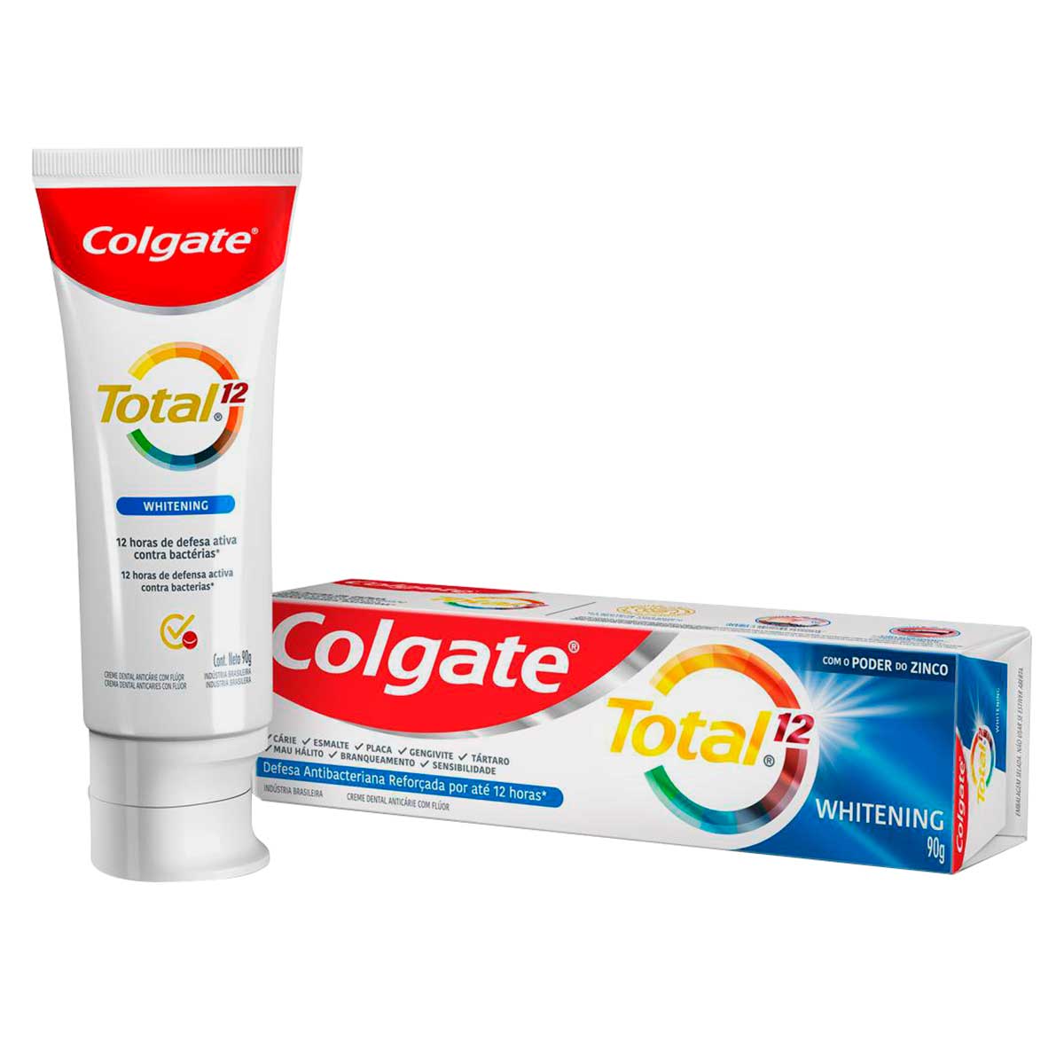 Creme Dental Colgate Total 12 Whitening Gel 90g