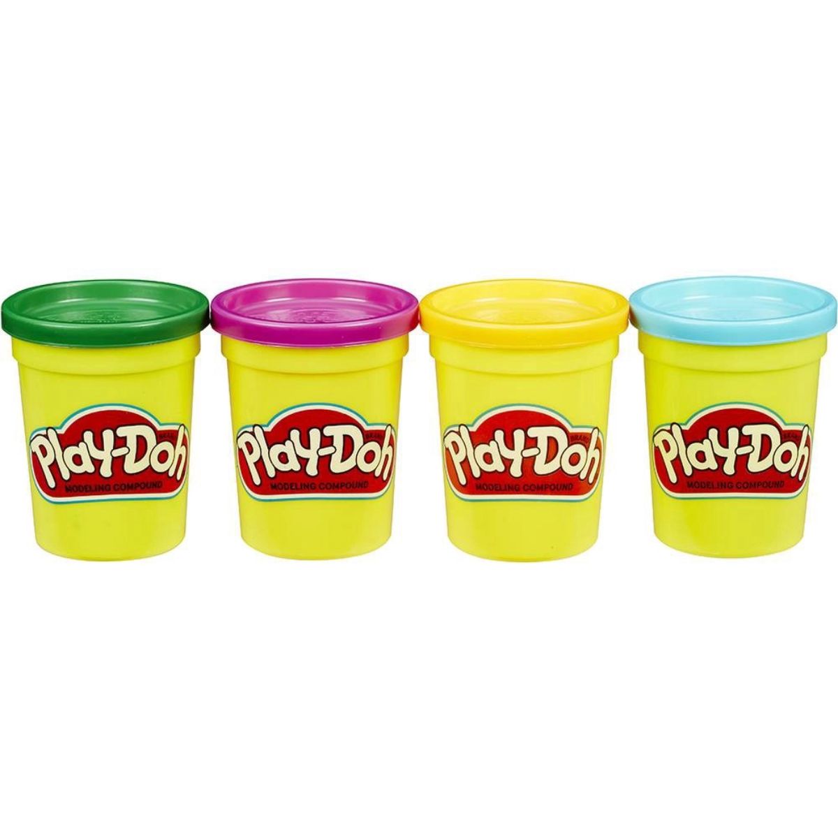 Conjunto Massinha Play-Doh 4 Potes Sortidos Hasbro B5517