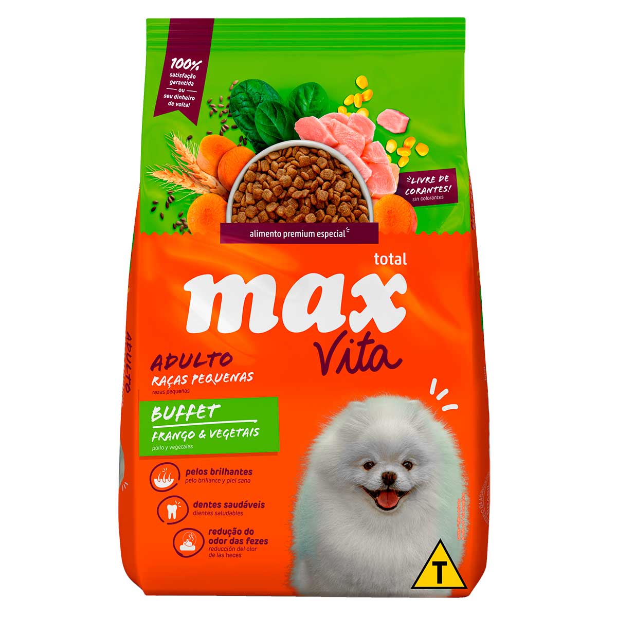 Ração para Cães Adultos Raças Pequenas Max Vita Buffet 10,1Kg