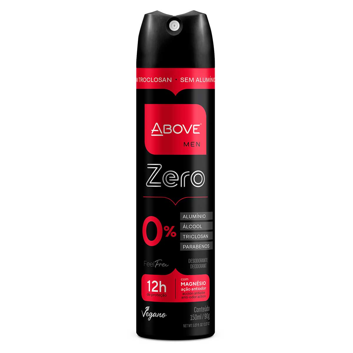 Desodorante Spray Above Zero Masculino 150ml