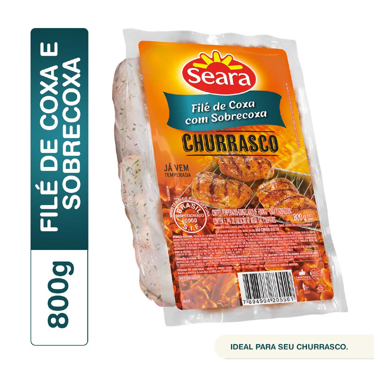 SALG DENNYS 30G CHURRASCO X PCT C/ 10 UND