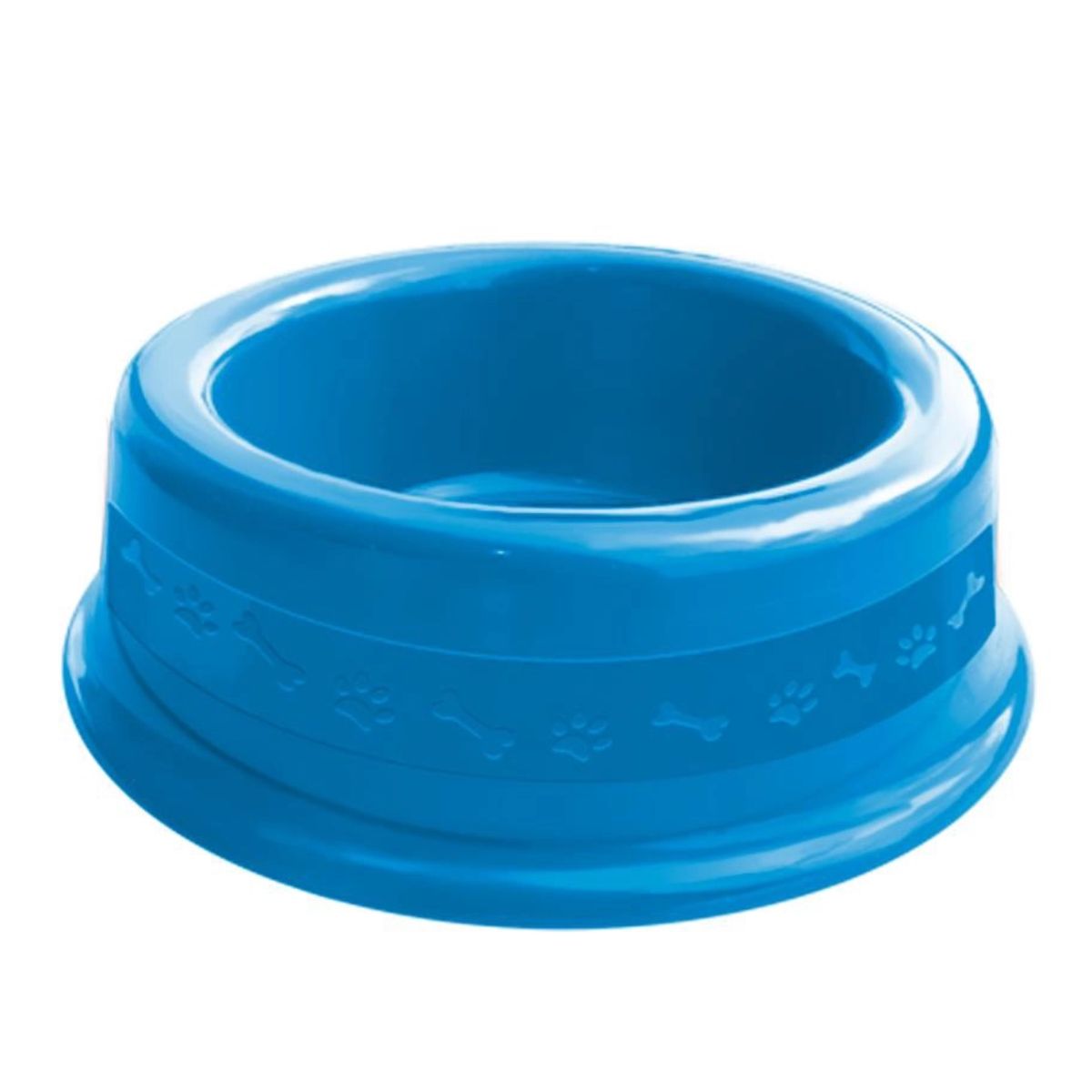 Comedouro Plástico Furacão Pet N1 350 ml Azul