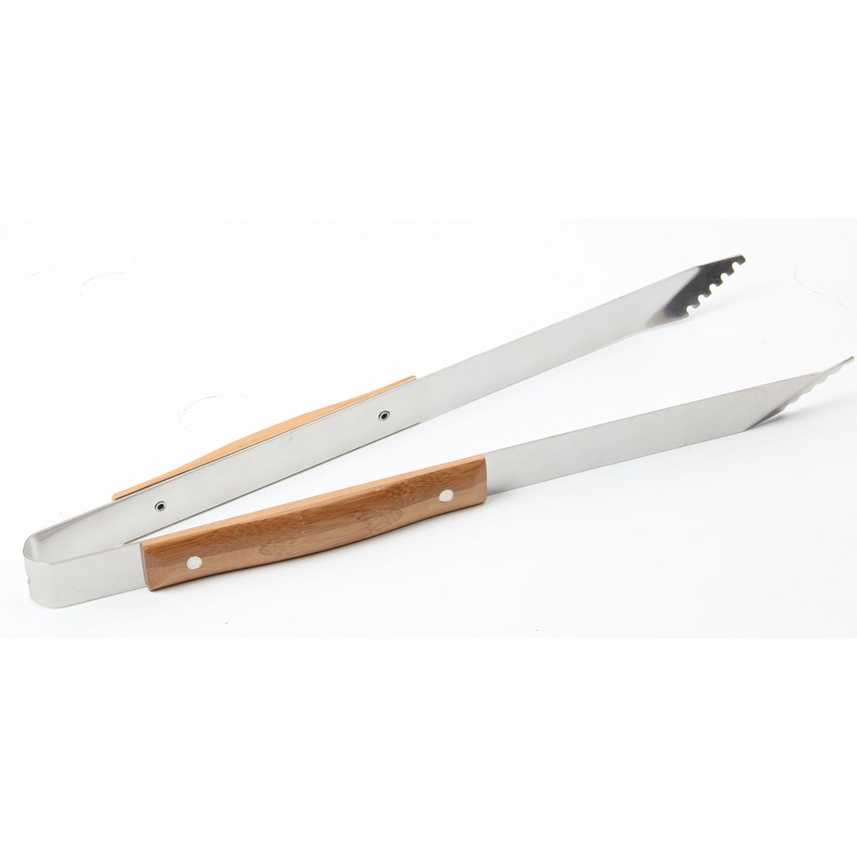 Pegador de Carne de Inox e Bambu 40cm GD70328 Carrefour