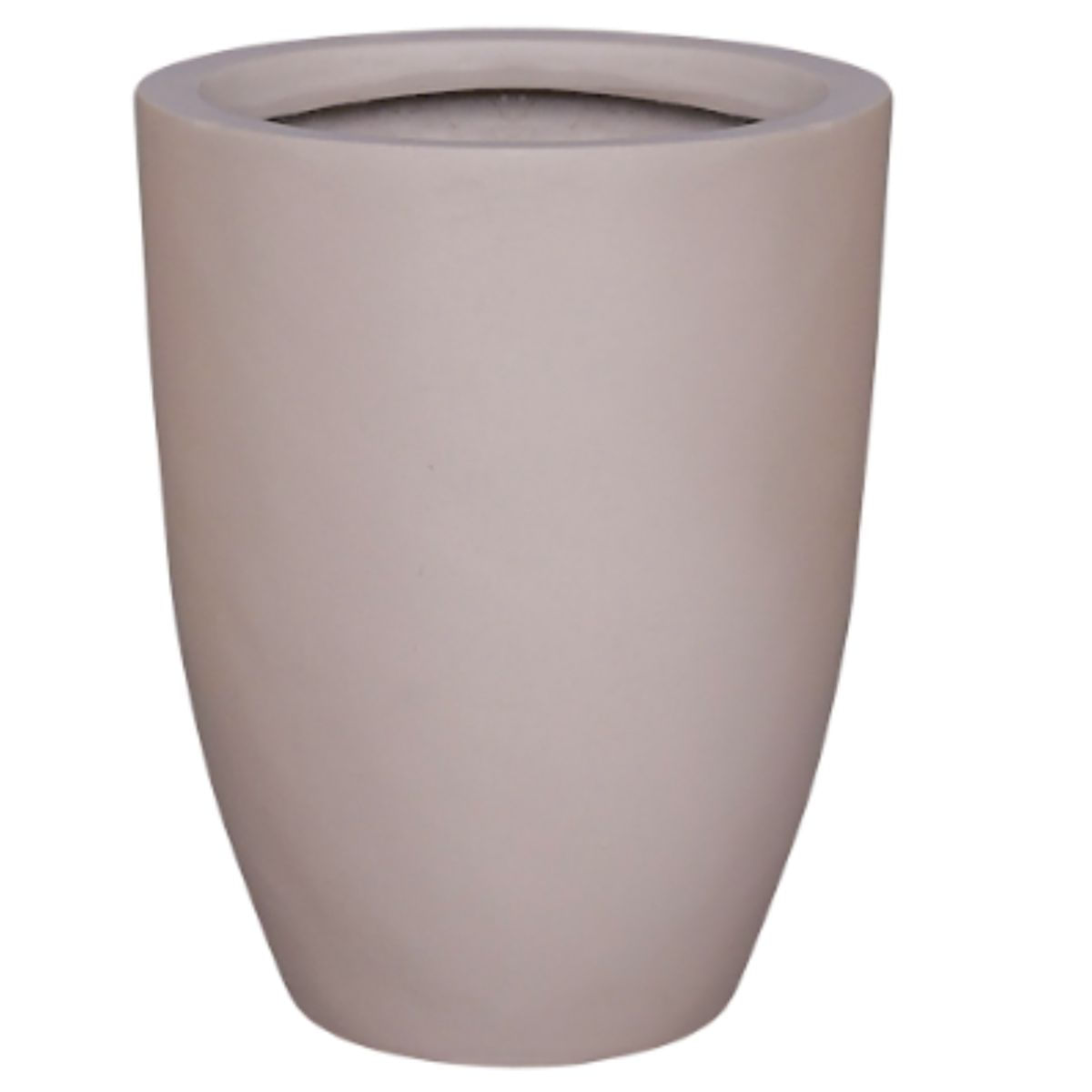 Vaso Redondo Polietileno Carrefour 15x20 cm Bege