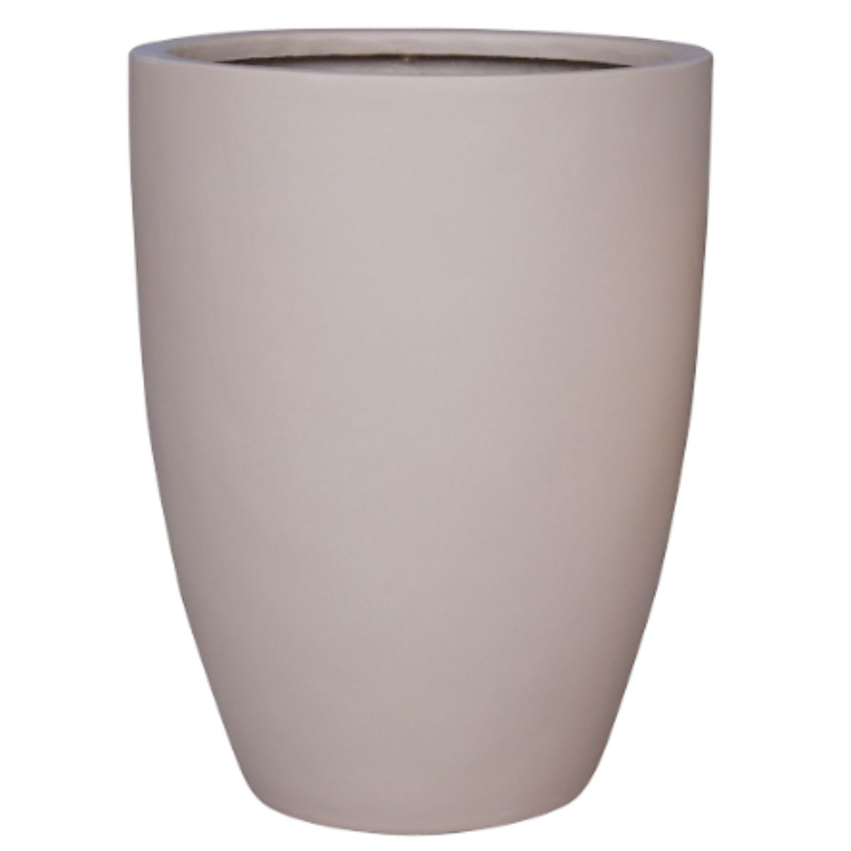 Vaso Redondo Polietileno Carrefour 21x20 cm Bege