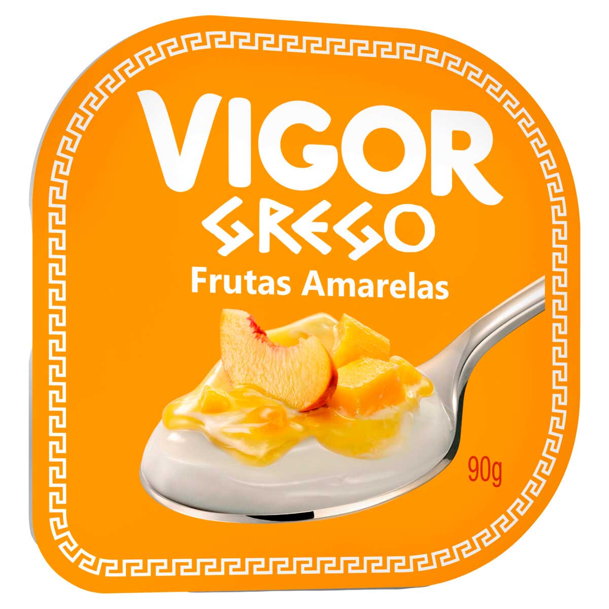 Iogurte Grego com Calda Frutas Amarelas Vigor 90g