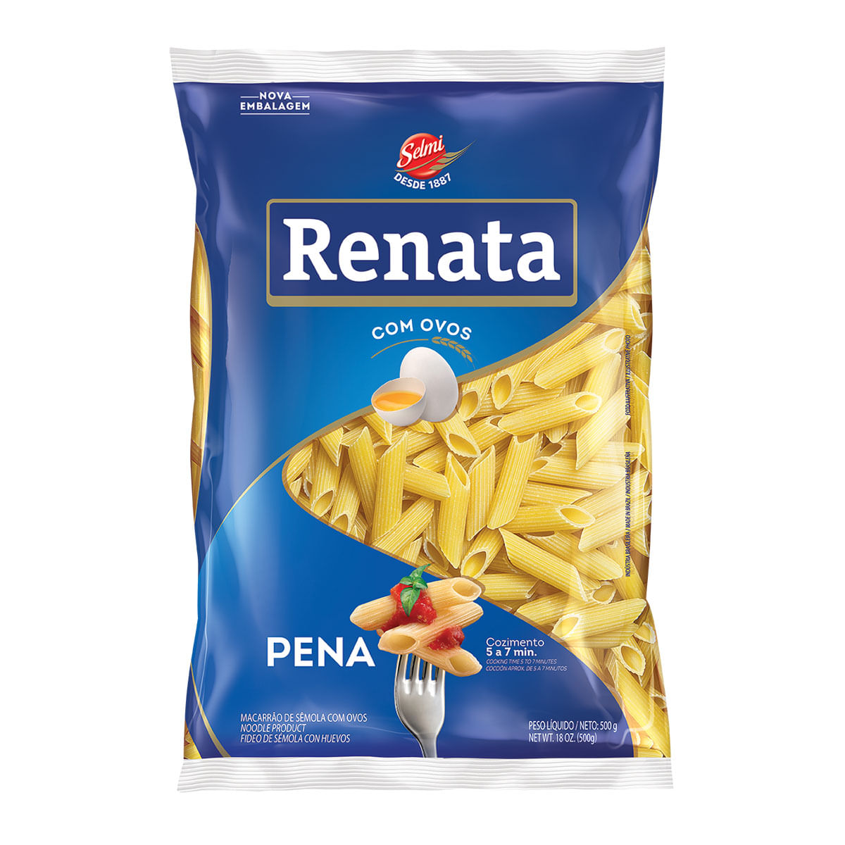 Macarrão Penne Renata com Ovos 500g