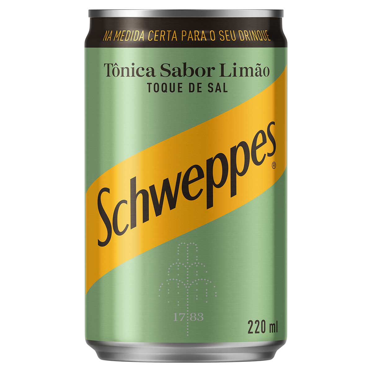 Água Tônica Sabor Limão com Toque de Sal Schweppes 220ml