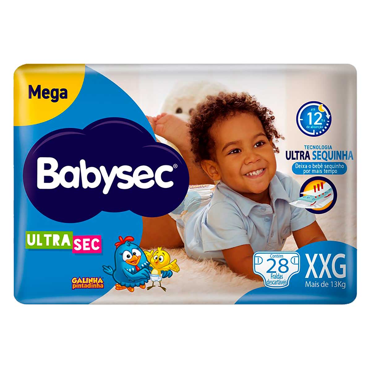 Fralda Descartável BabySec XXG UltraSec 28 unidades