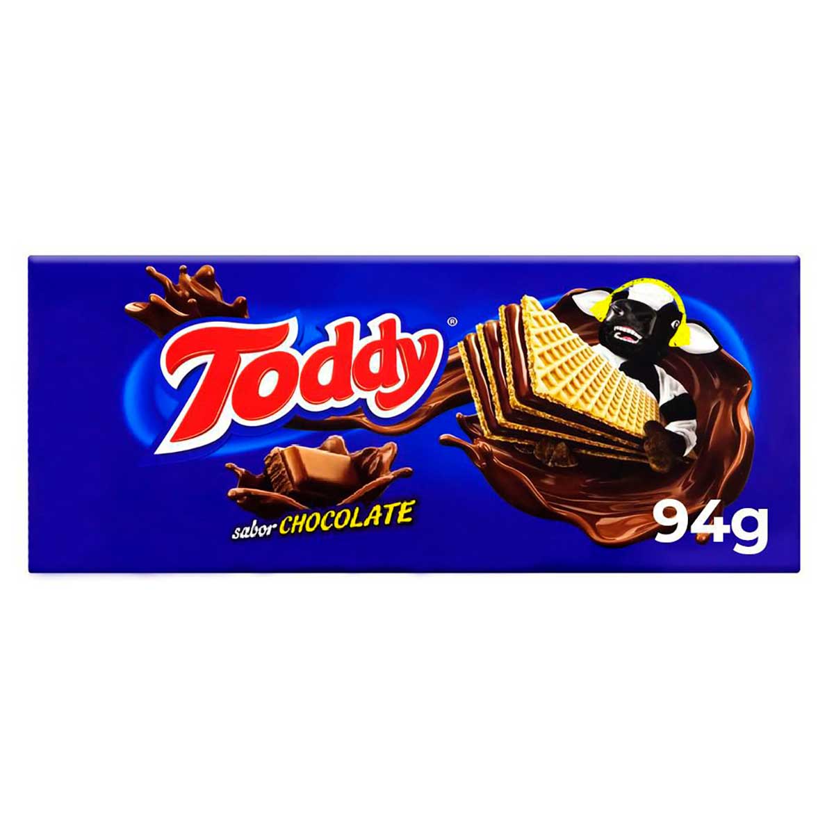 Biscoito Wafer Chocolate Toddy Pacote 94 g