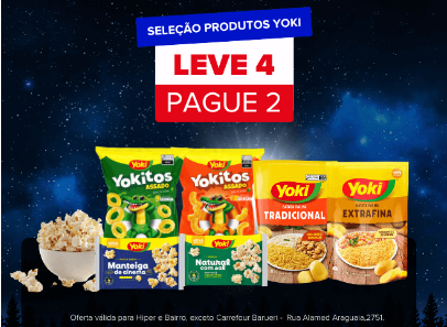 "Pipoca para Micro-Ondas Yoki - Batata Palha Yoki - Salgadinhos Yokitos L4P2 "