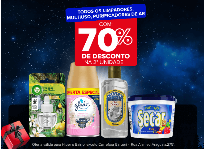 Todos os limpadores | multiuso | purificadores de ar com 70% off na 2a